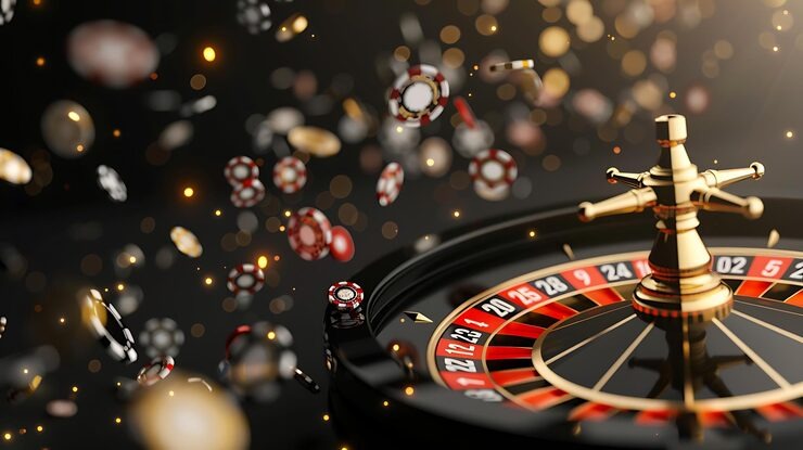 Live dealer blackjack table with multi-camera feed